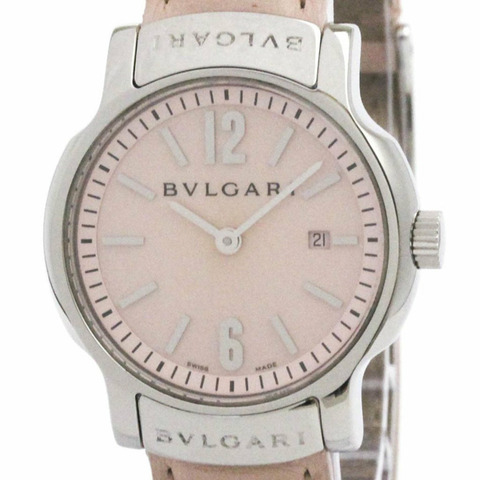 BVLGARI Solotempo 鋼石英女錶 ST29S 拋光