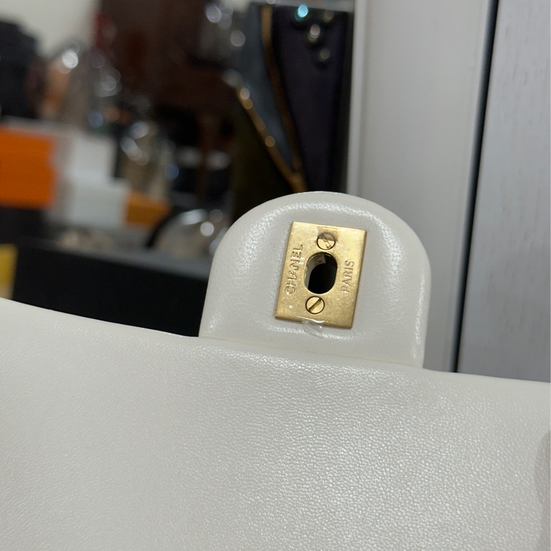 Chanel金球cf20白金大方胖cf大mini 芯片款 #6月離櫃撿漏價 #全新全配🈶購證-19