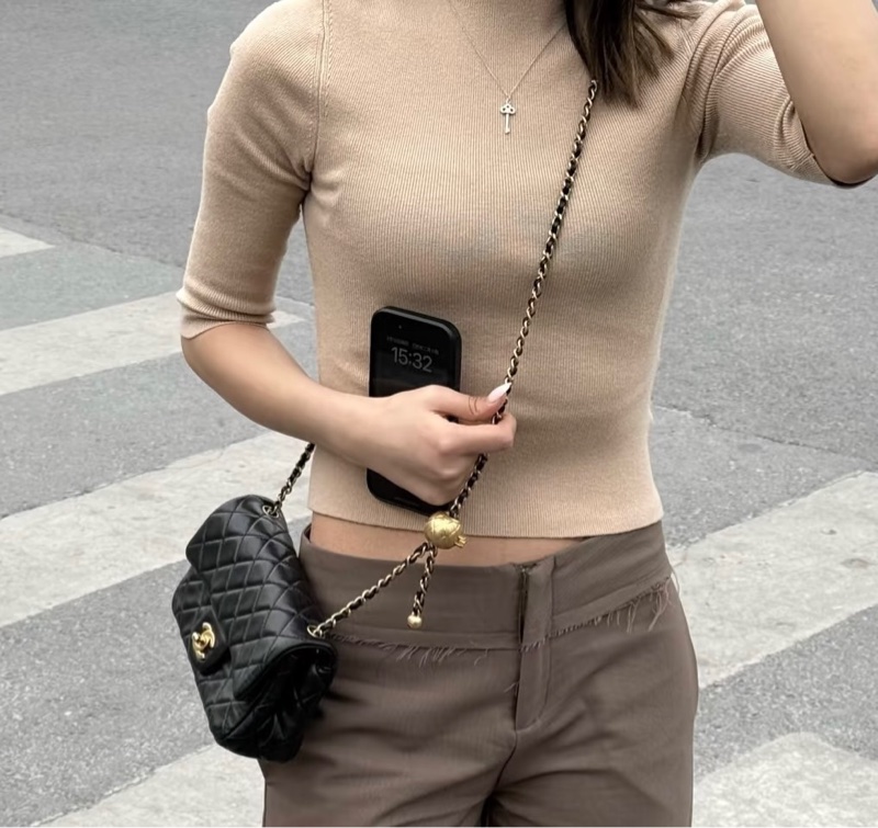 Chanel金球cf20黑金cf大mini #全網最低 #閒置帶 #秒殺價🔥-1