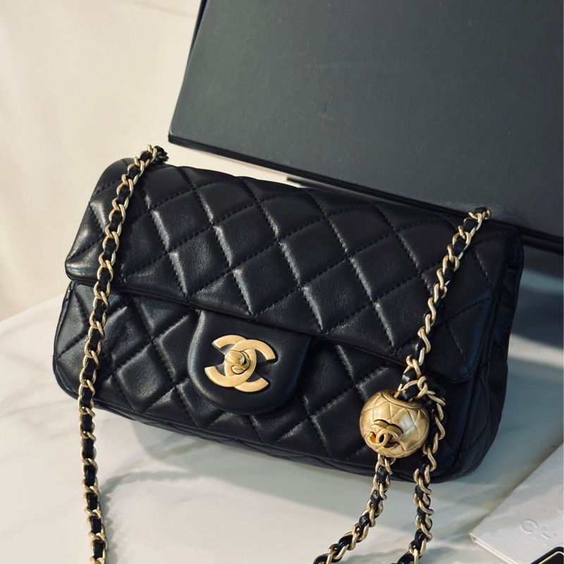 Chanel金球cf20黑金cf大mini #全網最低 #閒置帶 #秒殺價🔥-2