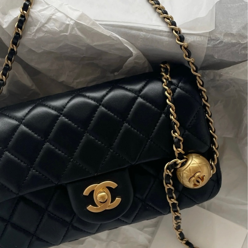 Chanel金球cf20黑金cf大mini #全網最低 #閒置帶 #秒殺價🔥-5