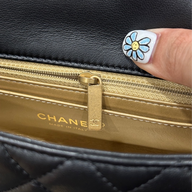 Chanel金球cf20黑金cf大mini #全網最低 #閒置帶 #秒殺價🔥-26