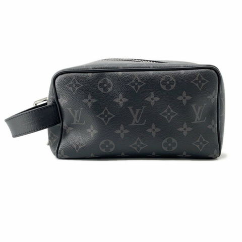 路易威登 手拿包 Monogram Eclipse Rocker Dopp Kit M83113 路易威登 男士黑色