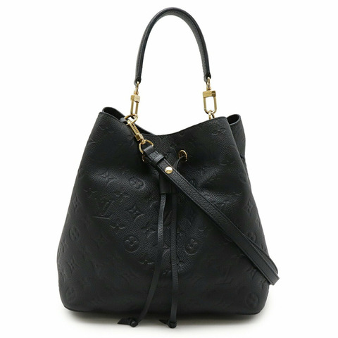 LOUIS VUITTON 路易威登 Monogram Empreinte NeoNoe 肩背包 手提包 黑色 黑色 M45256