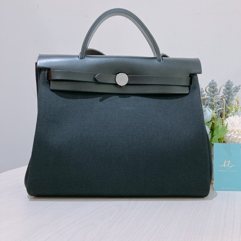 TK1749 HERMES 愛馬仕小號帆布兩用包包HERBAG 31 CANVAS