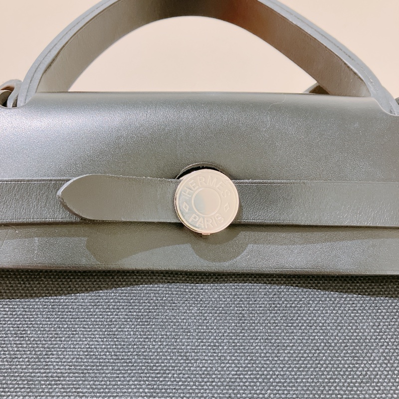 TK1749 HERMES 愛馬仕小號帆布兩用包包HERBAG 31 CANVAS-5