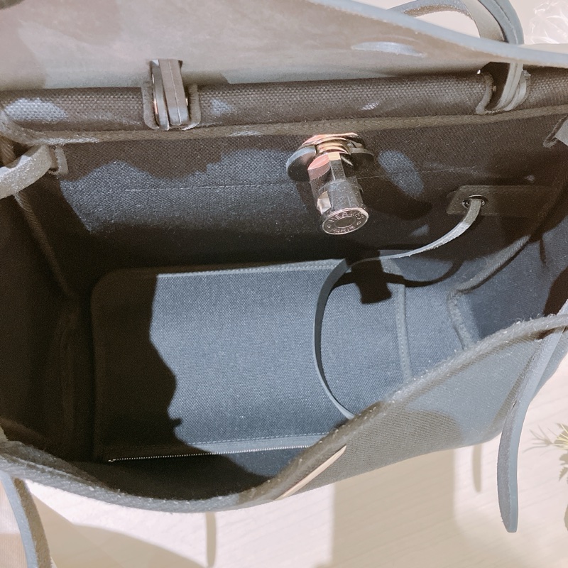 TK1749 HERMES 愛馬仕小號帆布兩用包包HERBAG 31 CANVAS-15