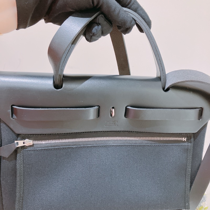 TK1749 HERMES 愛馬仕小號帆布兩用包包HERBAG 31 CANVAS-22