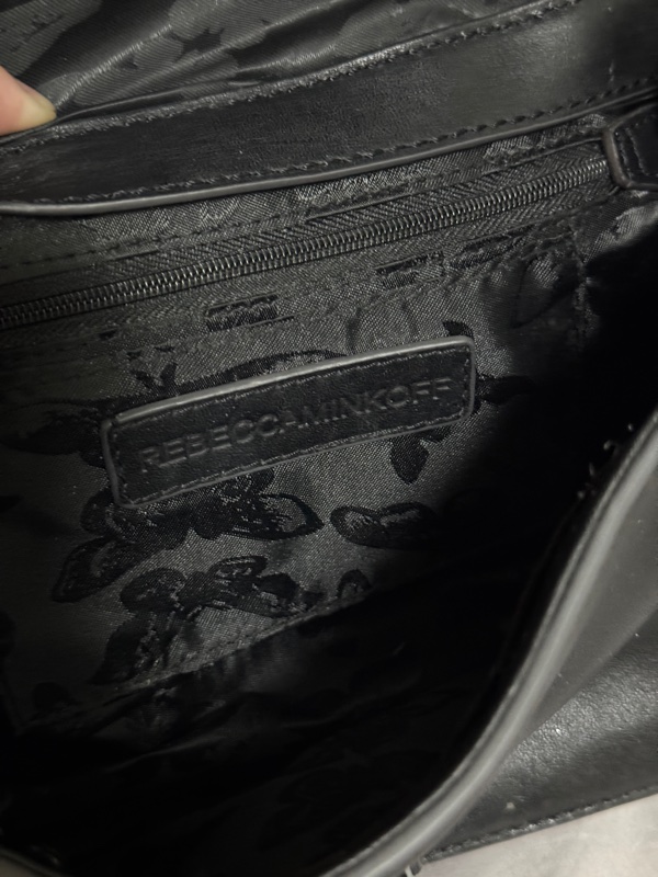 Rebecca minkoff Love包RM鏈條女包牛皮菱格紋肩包-4