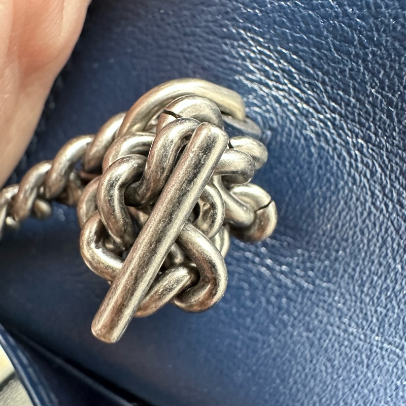 GUCCI Classic Blue Marmont WOC 20cm 斜肩包-18