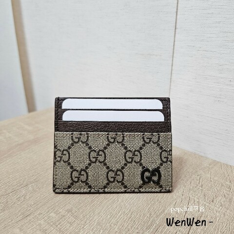 [品況優❣️] Gucci GG Supreme咖色卡夾
