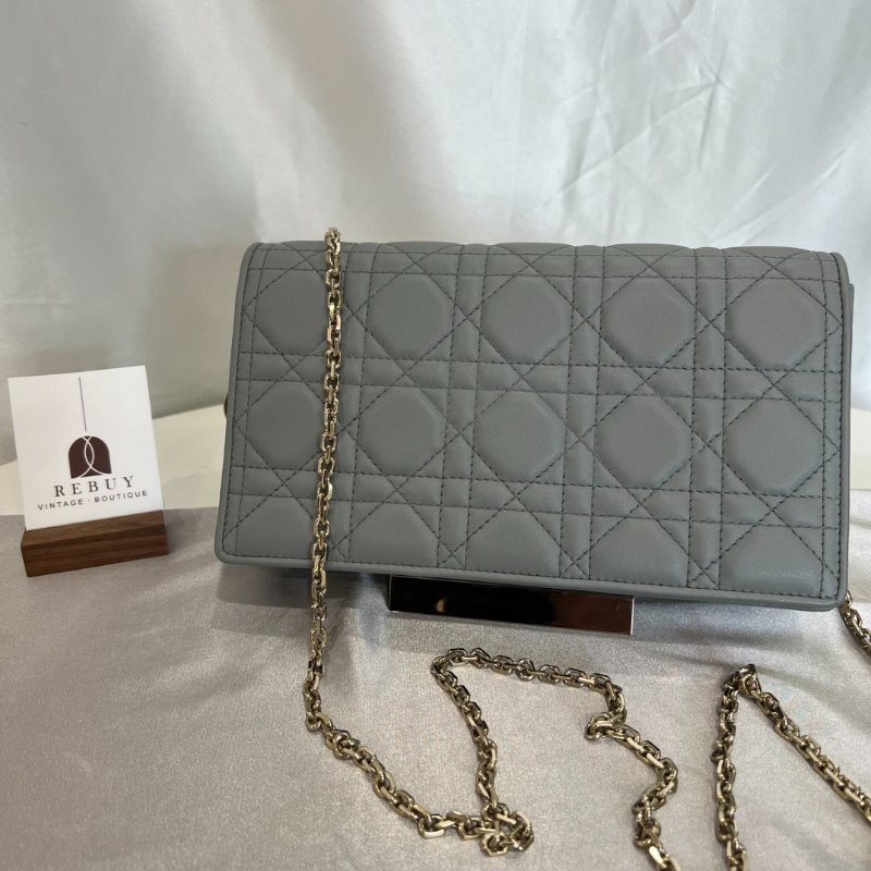 DIOR  灰藍色CARO 三合一WOC-0