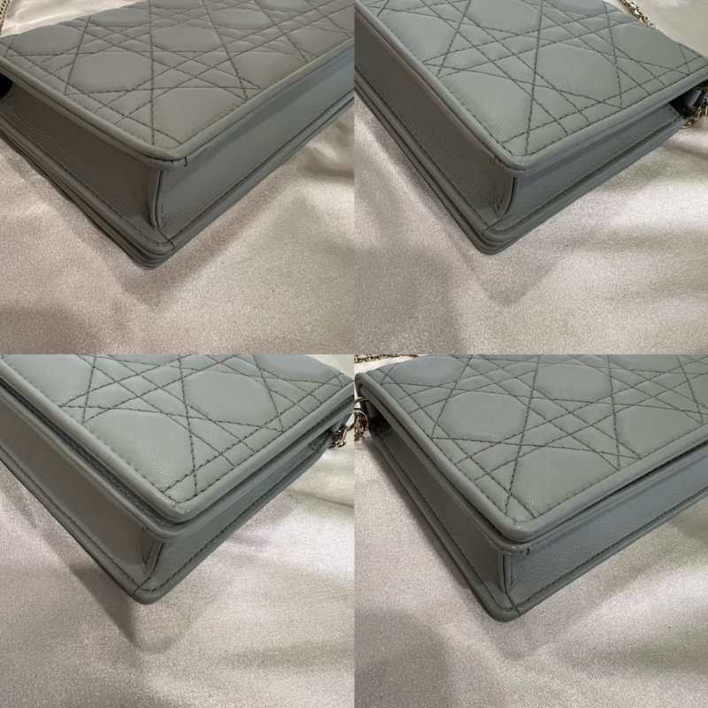 DIOR  灰藍色CARO 三合一WOC-11