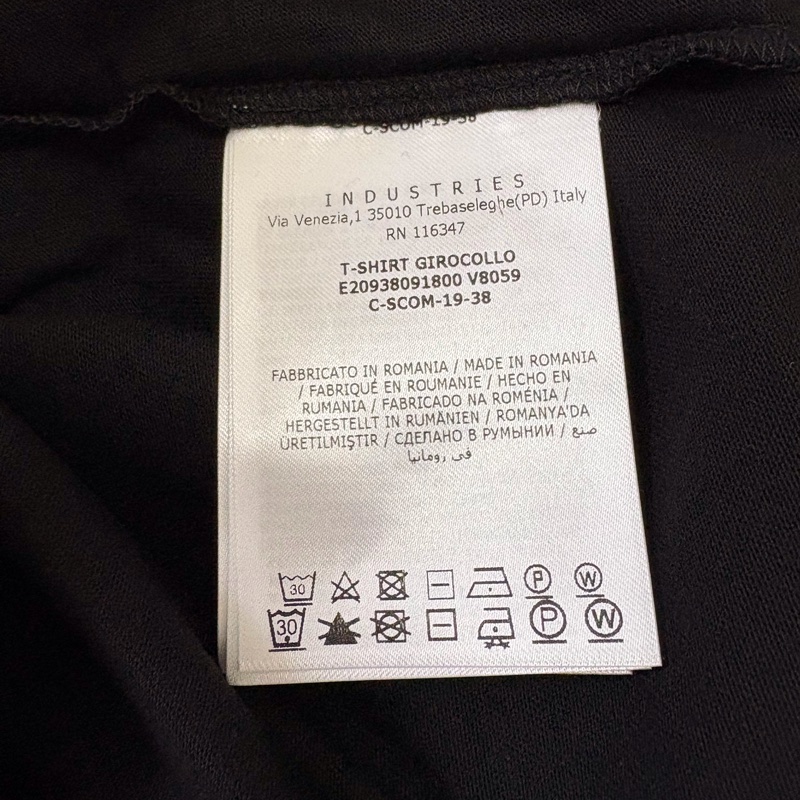 57）Moncler正品黑色棉質Logo上衣 XS-M皆可穿-3