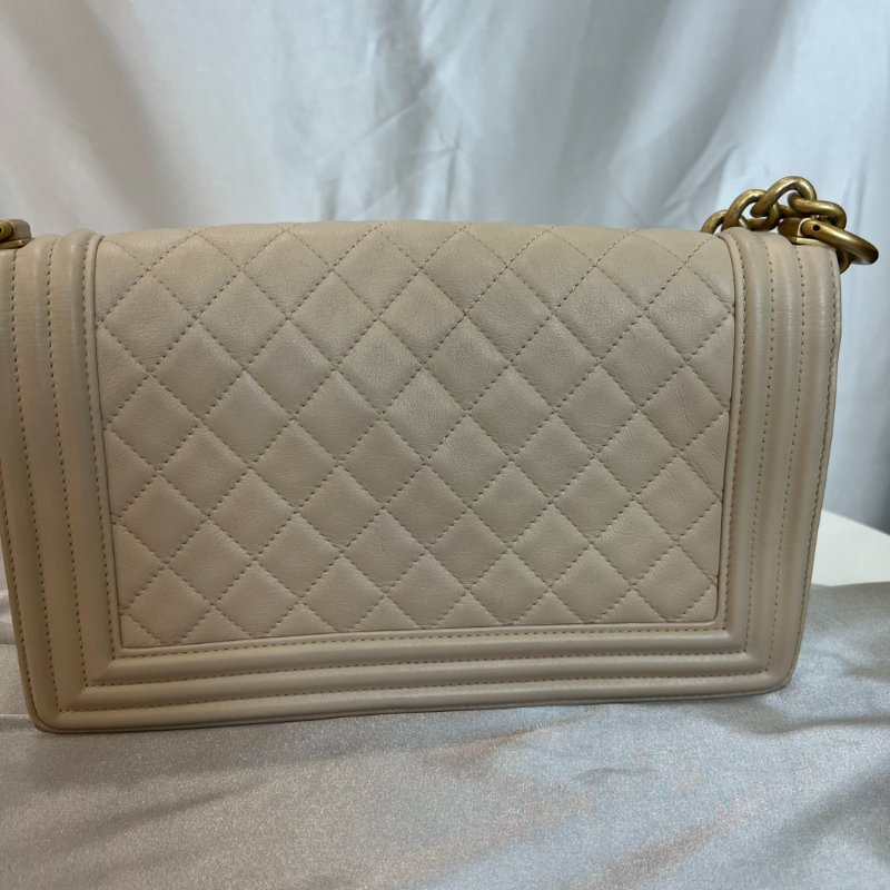 CHANEL 25開 粉膚復古金BOY25-1