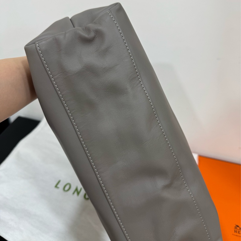 LONGCHAMP HOBO 龍驤灰 大象灰 肩背包 斜背包 手提包 側背包-10
