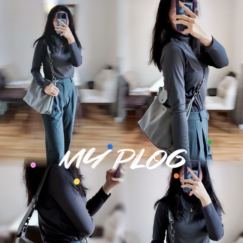 LONGCHAMP HOBO 龍驤灰 大象灰 肩背包 斜背包 手提包 側背包-16