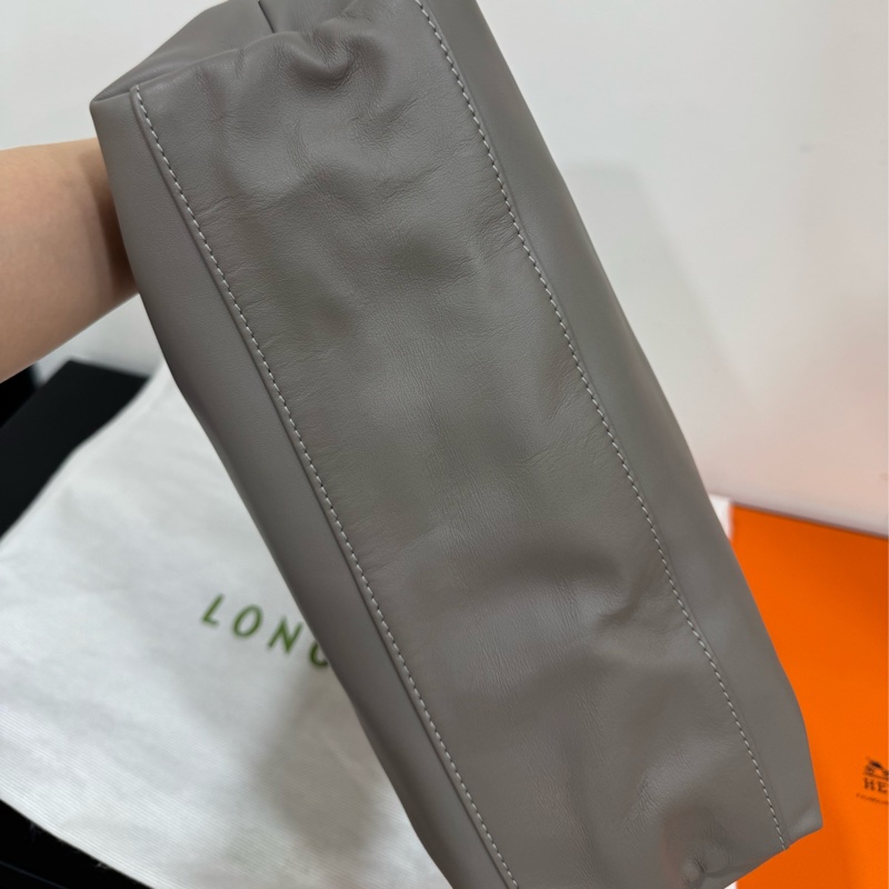 LONGCHAMP HOBO 龍驤灰 大象灰 肩背包 斜背包 手提包 側背包-17