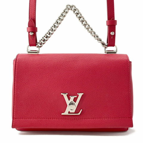 Louis Vuitton 手提包 小牛皮 lock me II BB M51202 LOUIS VUITTON 2way 紅色