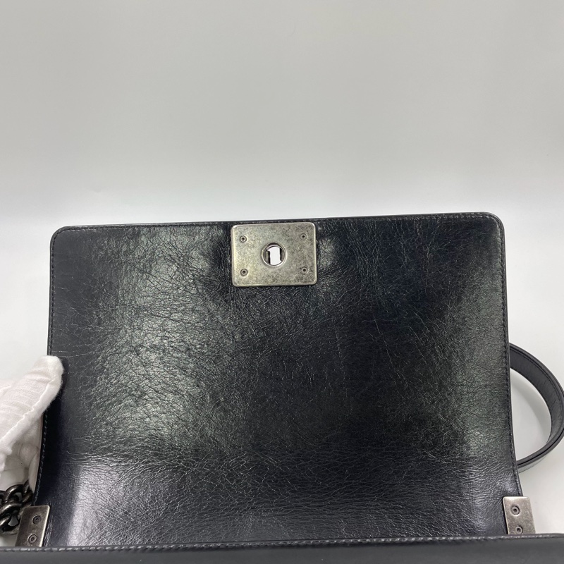 Chanel leboy25黑銀滾邊多鏈條 #全網唯一 #絕版收藏 #絕無僅有撿漏價🔥-18