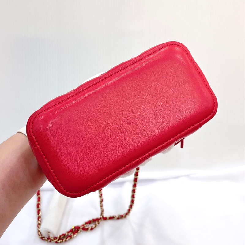 莉亞精品♡ Chanel Trendy cc 長盒子 桃色 99新-4