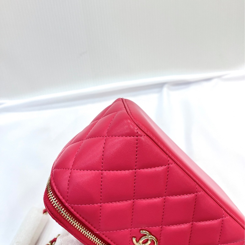 莉亞精品♡ Chanel Trendy cc 長盒子 桃色 99新-9