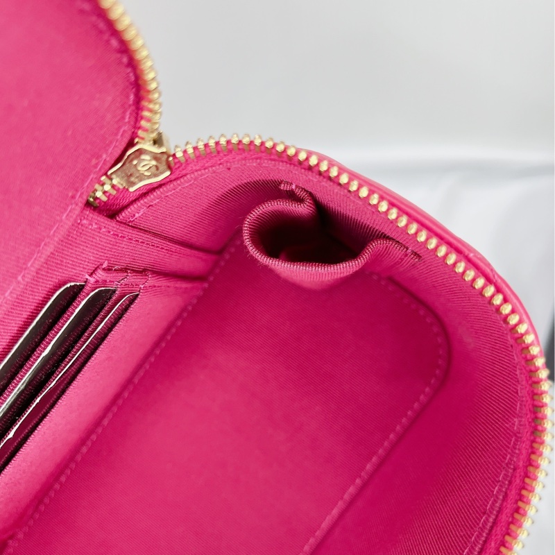 莉亞精品♡ Chanel Trendy cc 長盒子 桃色 99新-14