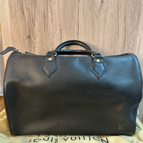 專櫃正品Louis Vuitton LV speedy 30 EPI 黑色