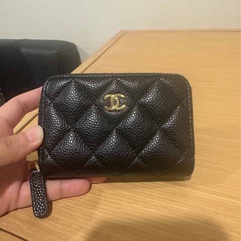 Chanel拉鍊零錢包