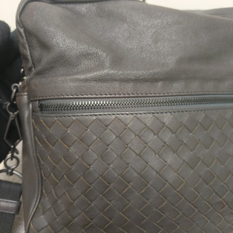 ㊣✨Bottega Veneta ✨(附防塵袋)寶緹嘉 BV 羊皮 咖啡色 編織 相機包 肩背包 斜背包 /二手包/二手精品/保證正品🌳二手樹屋🌳-13