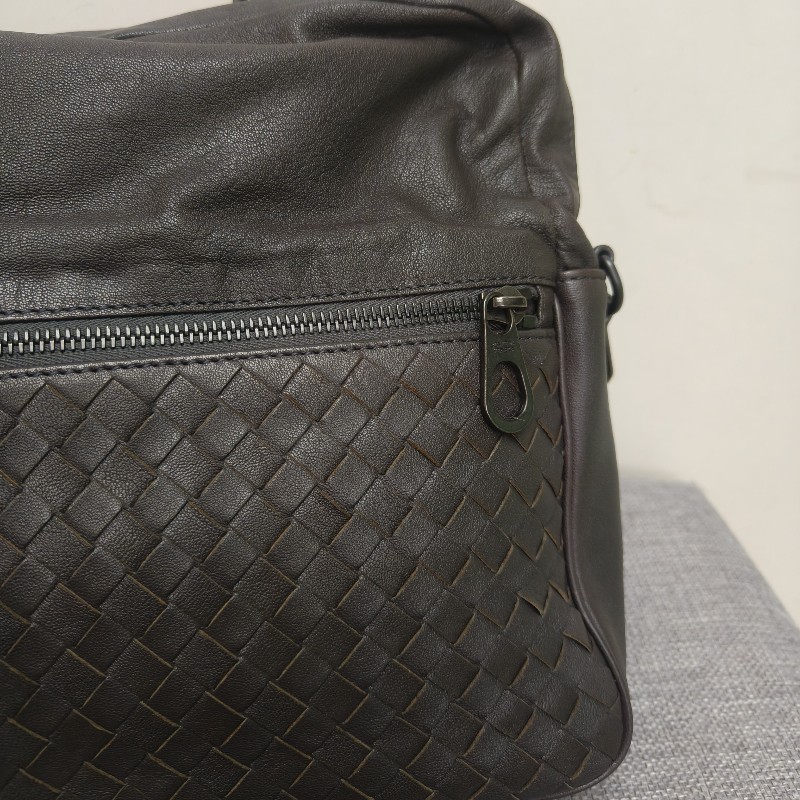 ㊣✨Bottega Veneta ✨(附防塵袋)寶緹嘉 BV 羊皮 咖啡色 編織 相機包 肩背包 斜背包 /二手包/二手精品/保證正品🌳二手樹屋🌳-14
