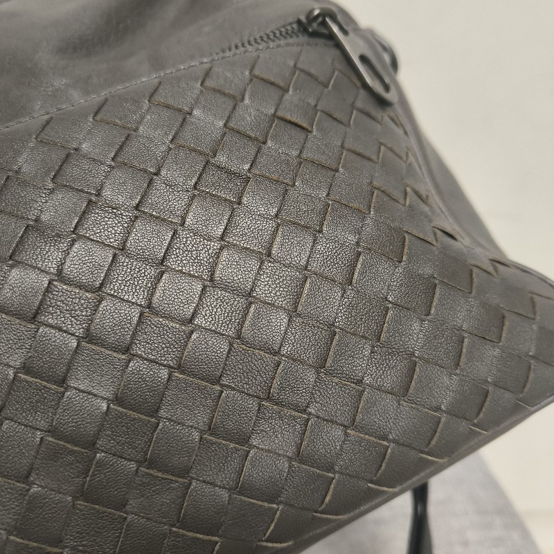 ㊣✨Bottega Veneta ✨(附防塵袋)寶緹嘉 BV 羊皮 咖啡色 編織 相機包 肩背包 斜背包 /二手包/二手精品/保證正品🌳二手樹屋🌳-19