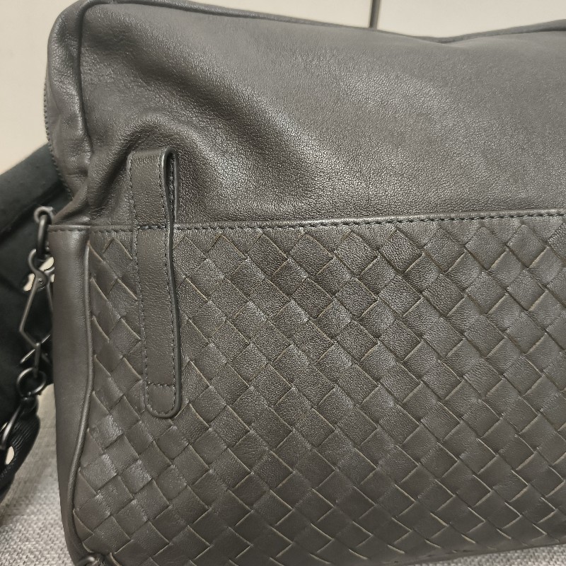 ㊣✨Bottega Veneta ✨(附防塵袋)寶緹嘉 BV 羊皮 咖啡色 編織 相機包 肩背包 斜背包 /二手包/二手精品/保證正品🌳二手樹屋🌳-30