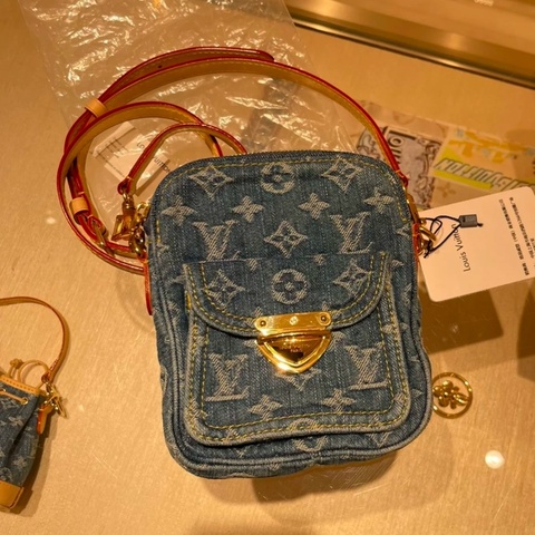 LV 單寧牛仔相機📷包 二手美品