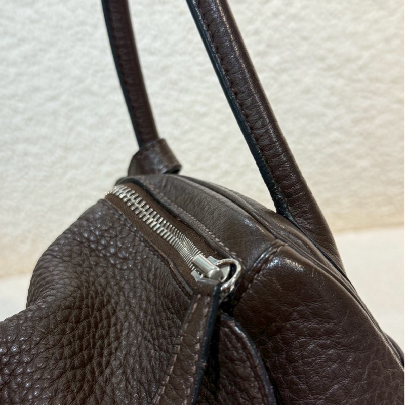 愛馬仕 Hermes - 烏木色銀扣 Lindy26-9