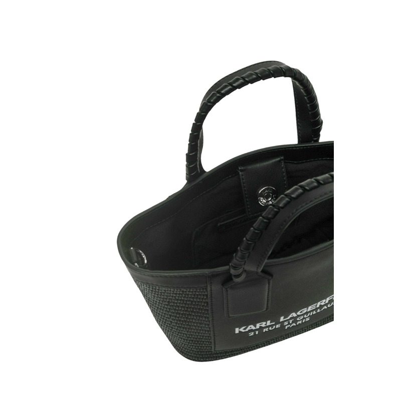 Rue St-Guillaume Raffia Small 托特包-2