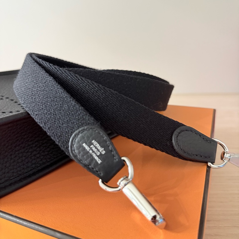 2025 Hermès Mini Evelyne16 黑銀-10