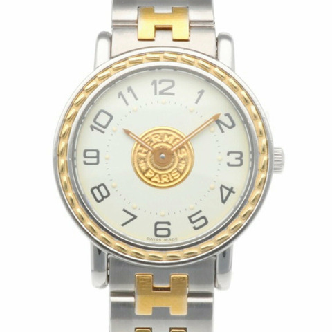 Hermes Serie 手錶 不鏽鋼 SE4.220 石英 女士腕錶 HERMES