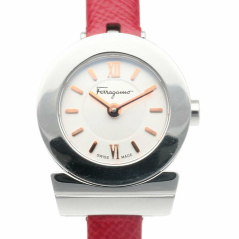 Salvatore Ferragamo Gancini 手錶 不鏽鋼 SF43 石英 女士腕錶