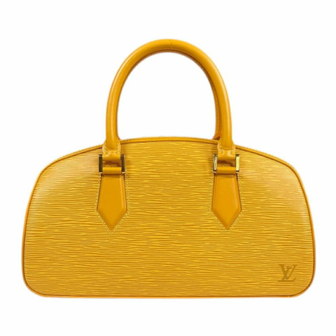 Louis Vuitton Jasmine Epi 手提包 皮革 M52089 黃色 女款 LOUIS VUITTON
