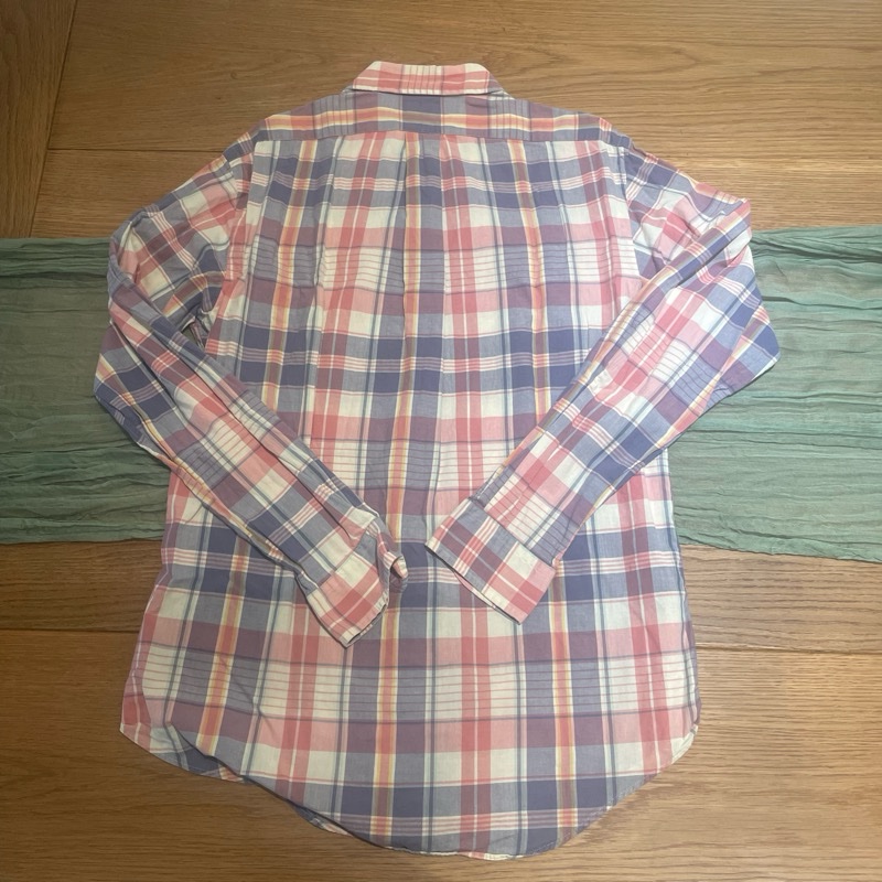 Ralph Lauren粉紅格子襯衫 M-3