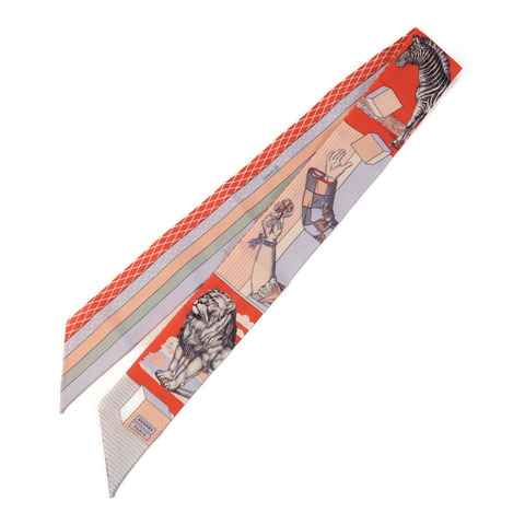 HERMES 絲質Twilly絲巾