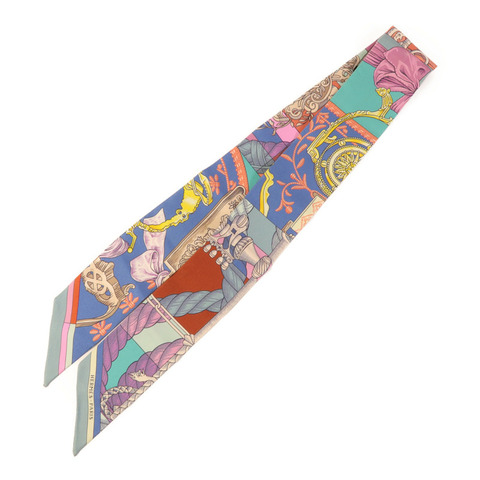 HERMES 絲質Twilly絲巾