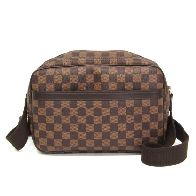 Louis Vuitton Damier Reporter PM N45253 女士,男士單肩包 棕色-0