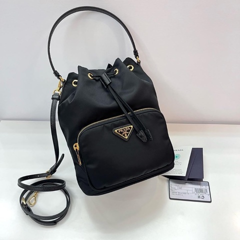 Prada nylon bucket bag
