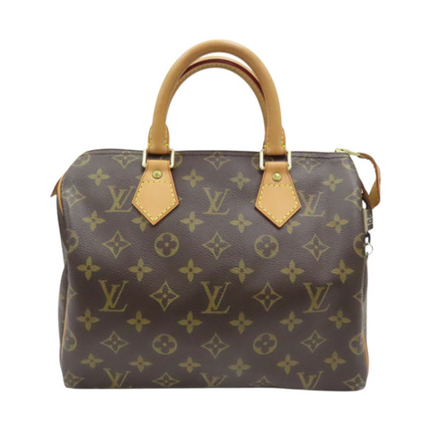 棕色 原花帆布 Speedy 25 手提包 M41109