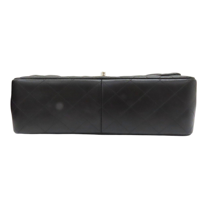 黑色 羊皮 COCO 30 鍊帶 肩背包 銀扣 A58600-3