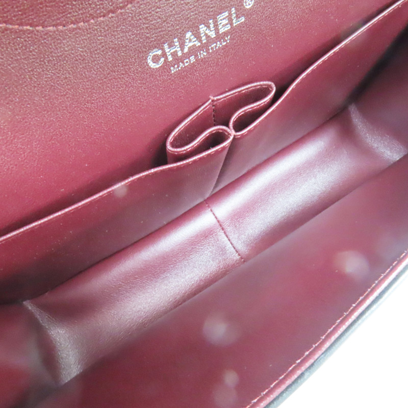 黑色 羊皮 COCO 30 鍊帶 肩背包 銀扣 A58600-4