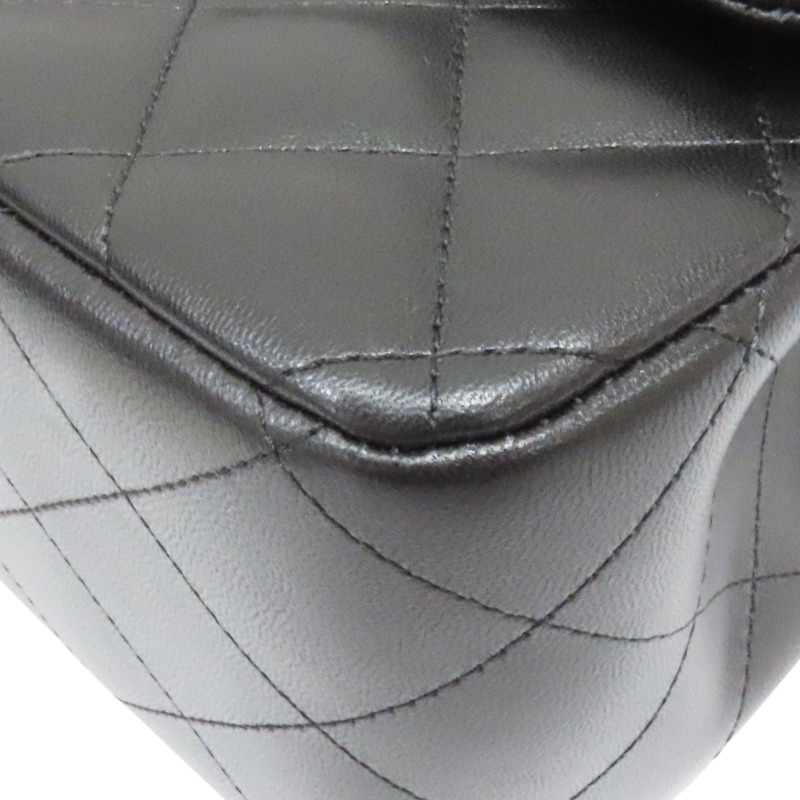 黑色 羊皮 COCO 30 鍊帶 肩背包 銀扣 A58600-10