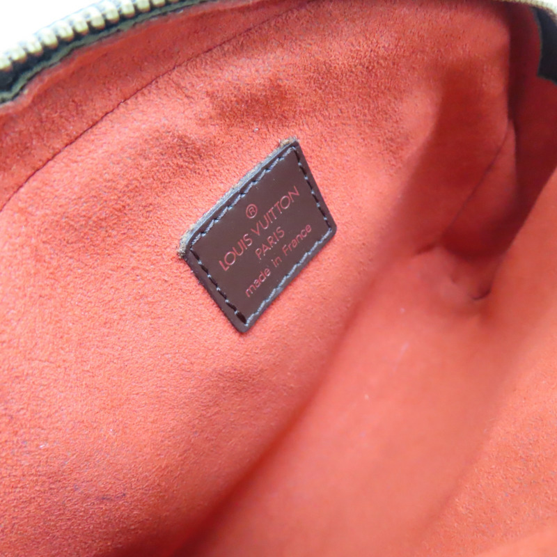 棕色 棋盤格 帆布 Pochette Ipanema 肩背包 N51296-5